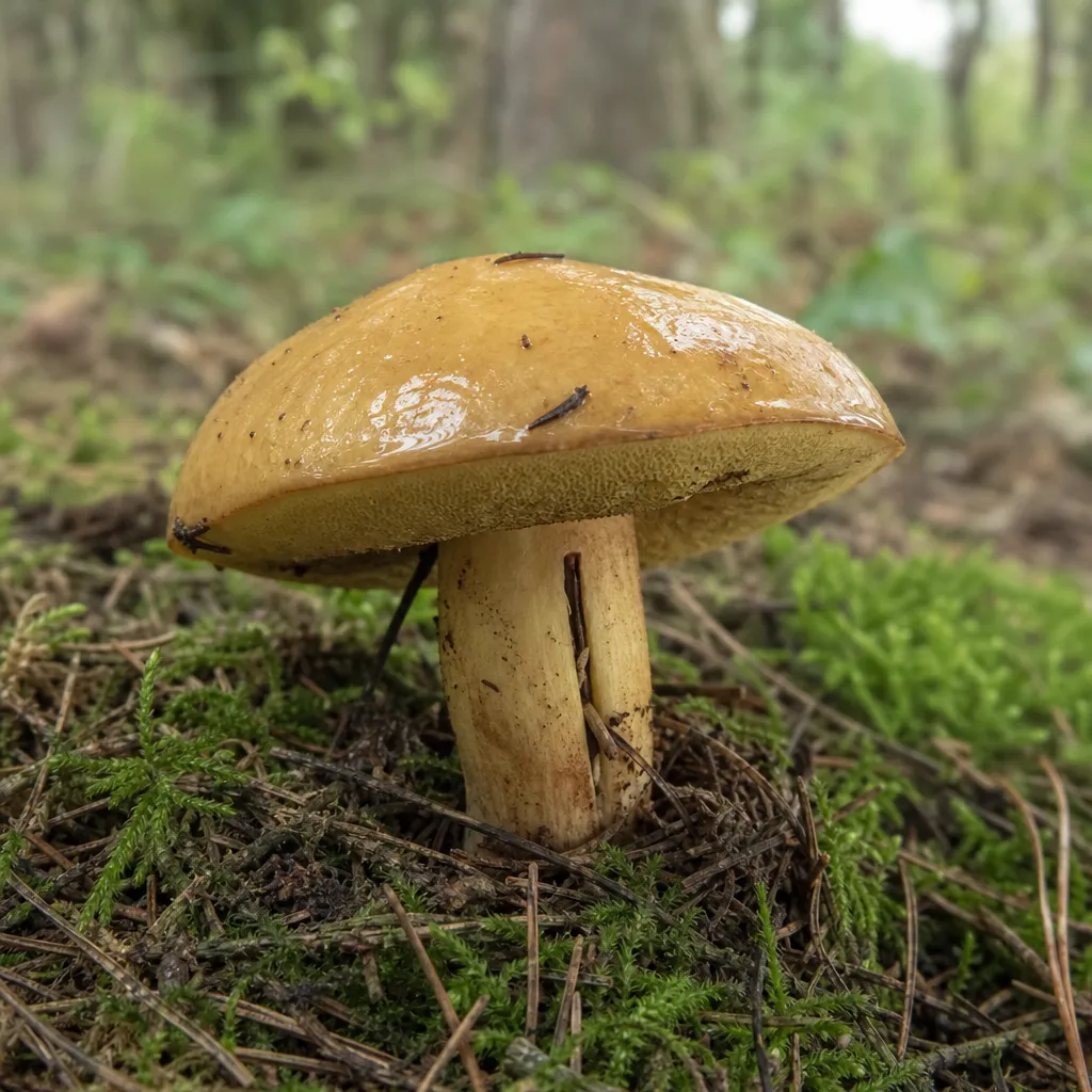 Maślak błotny – Suillus flavidus