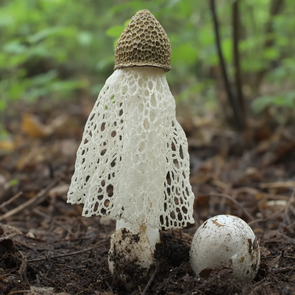 Sromotnik podwójnie osłonięty – Phallus duplicatus