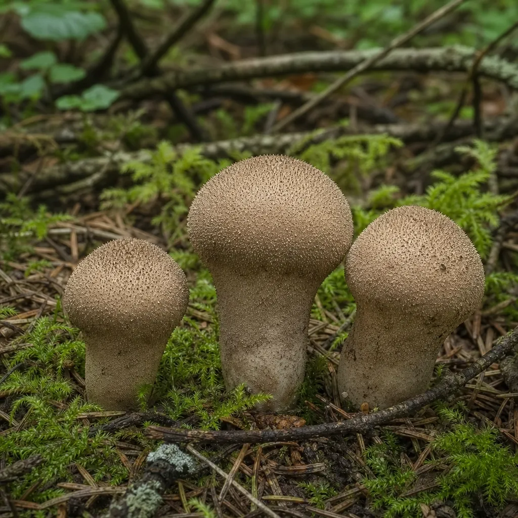 Purchawka brunatna – Lycoperdon umbrinum