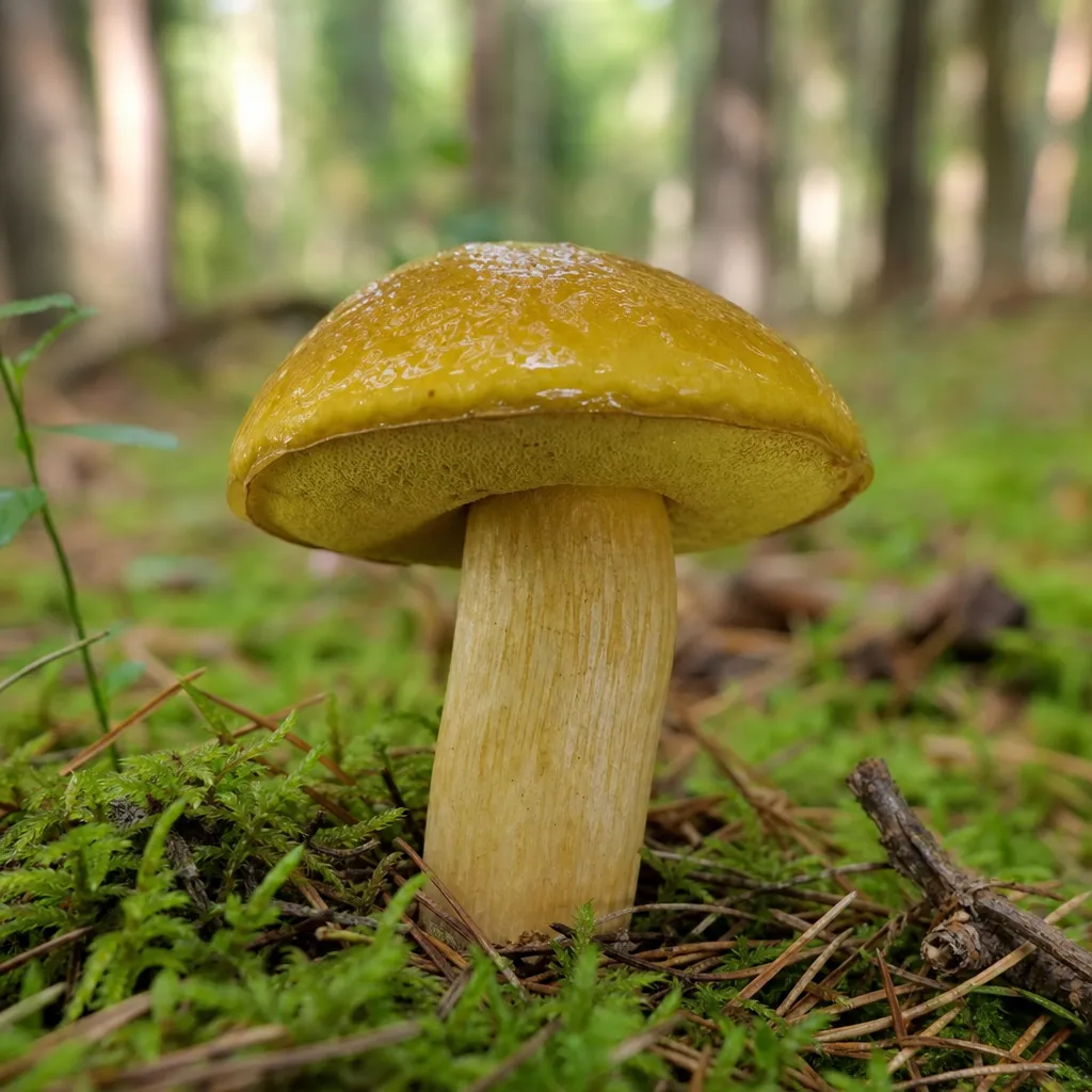 Maślak żółty – Suillus grevillei