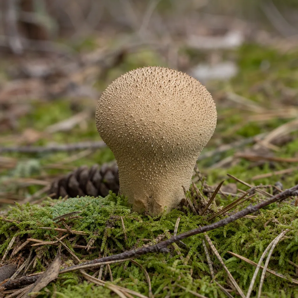 Purchawka łatkowata - Lycoperdon mammiforme