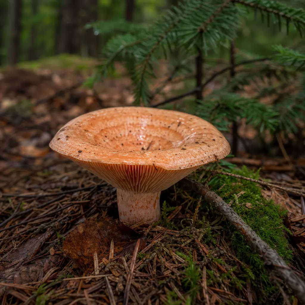 Mleczaj jodłowy – Lactarius salmonicolor