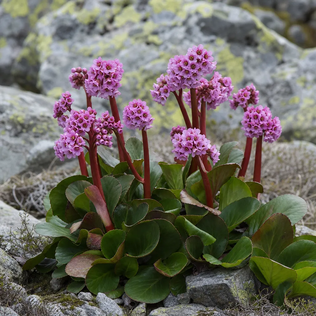 Bergenia grubolistna - Bergenia crassifolia