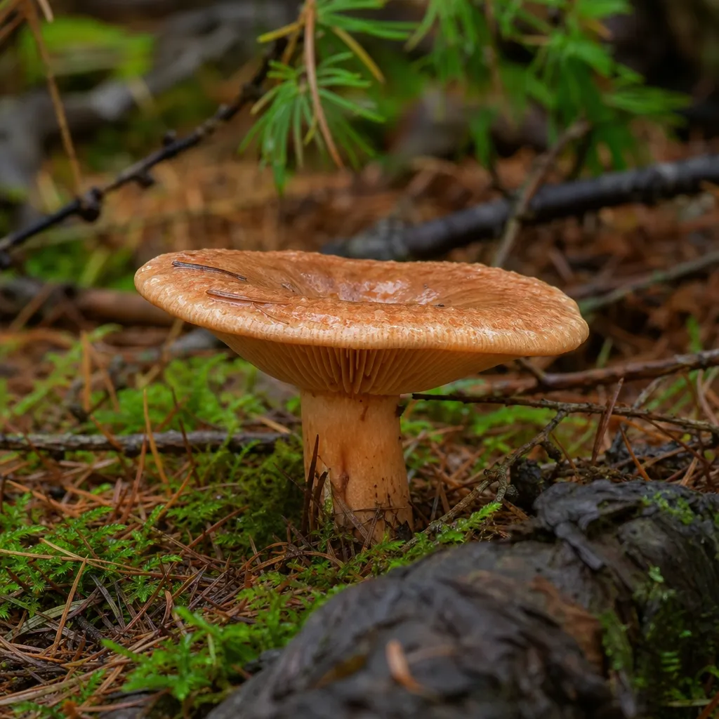 Mleczaj modrzewiowy - Lactarius porninsis