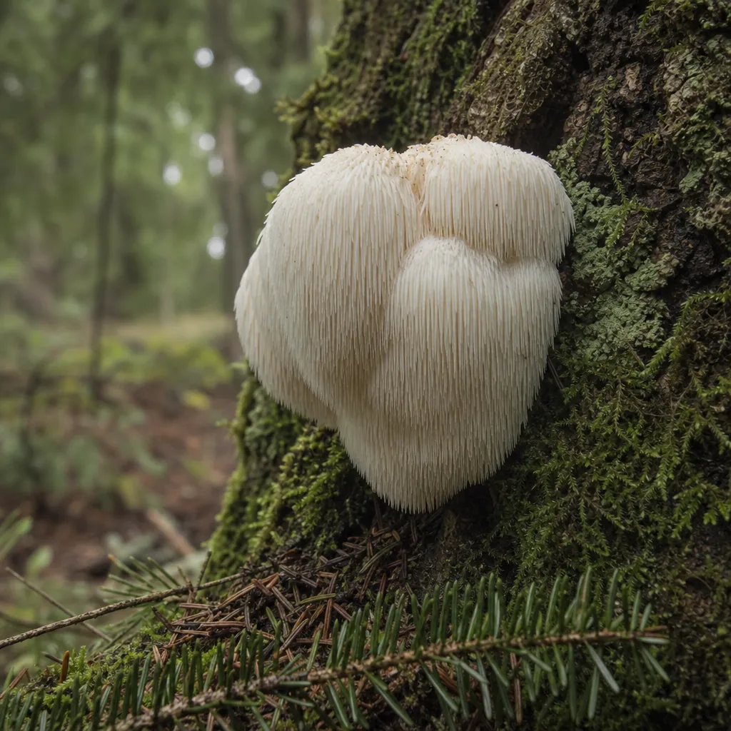 Soplówka jodłowa – Hericium alpestre