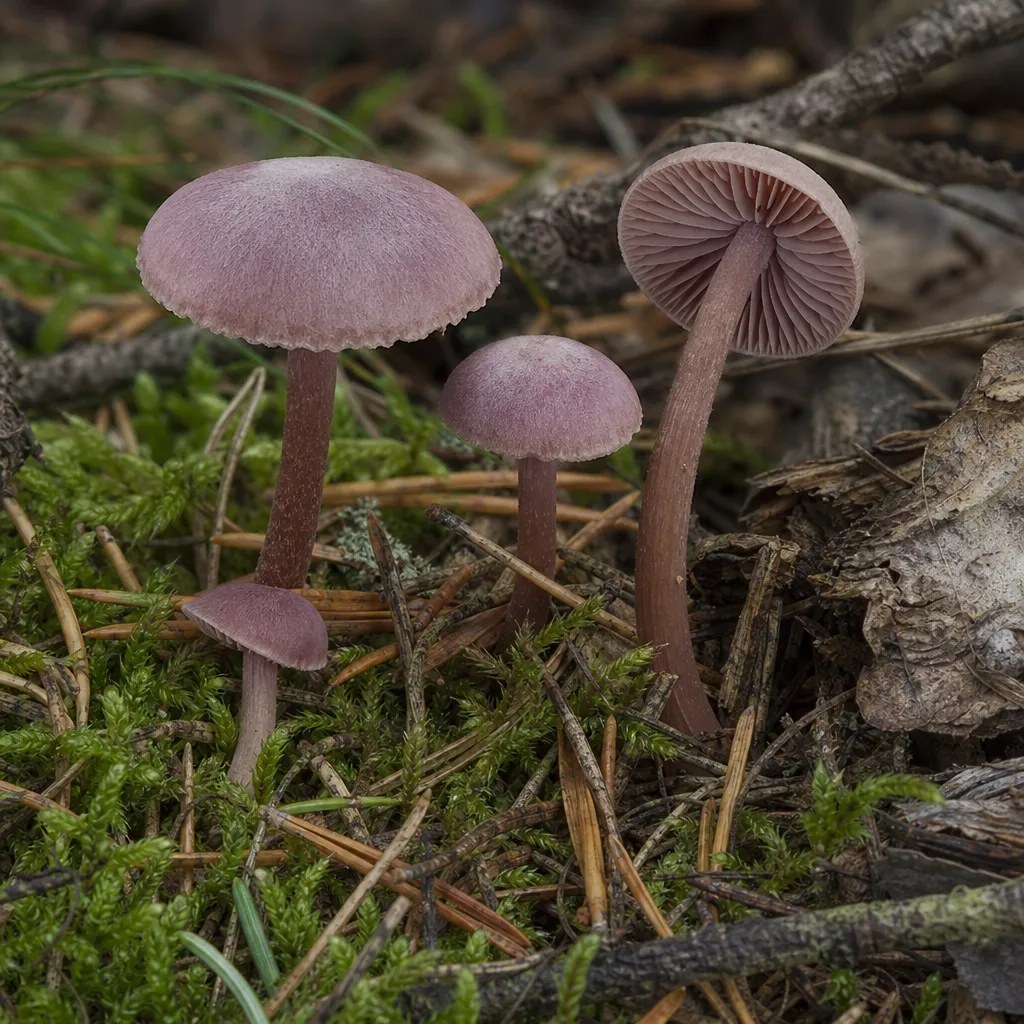 Lakówka ochrowa - Laccaria ochropurpurea