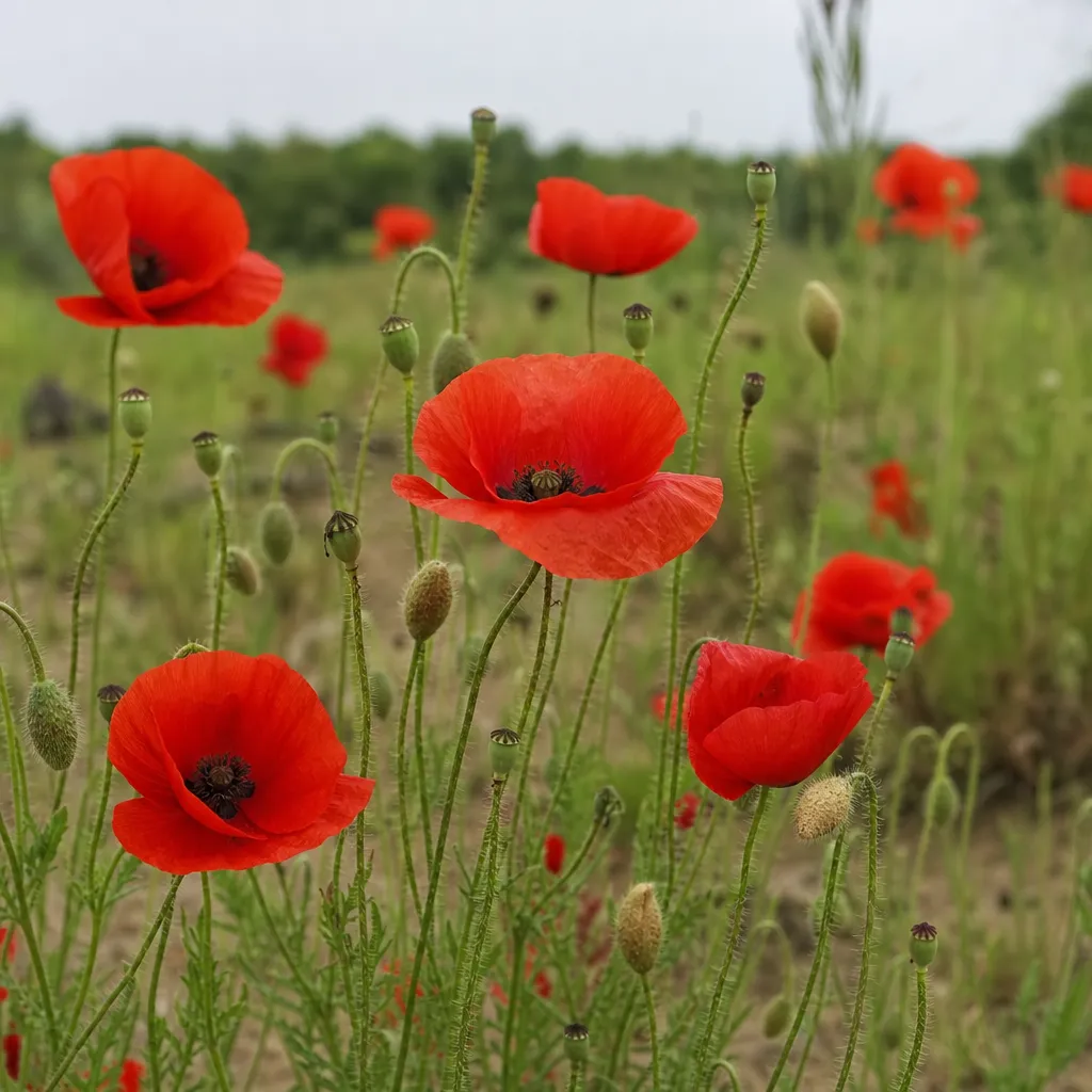 Mak polny - Papaver rhoeas
