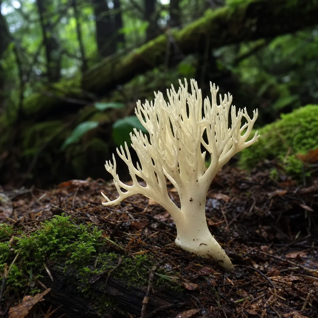 Świecznica rozgałęziona – Artomyces pyxidatus