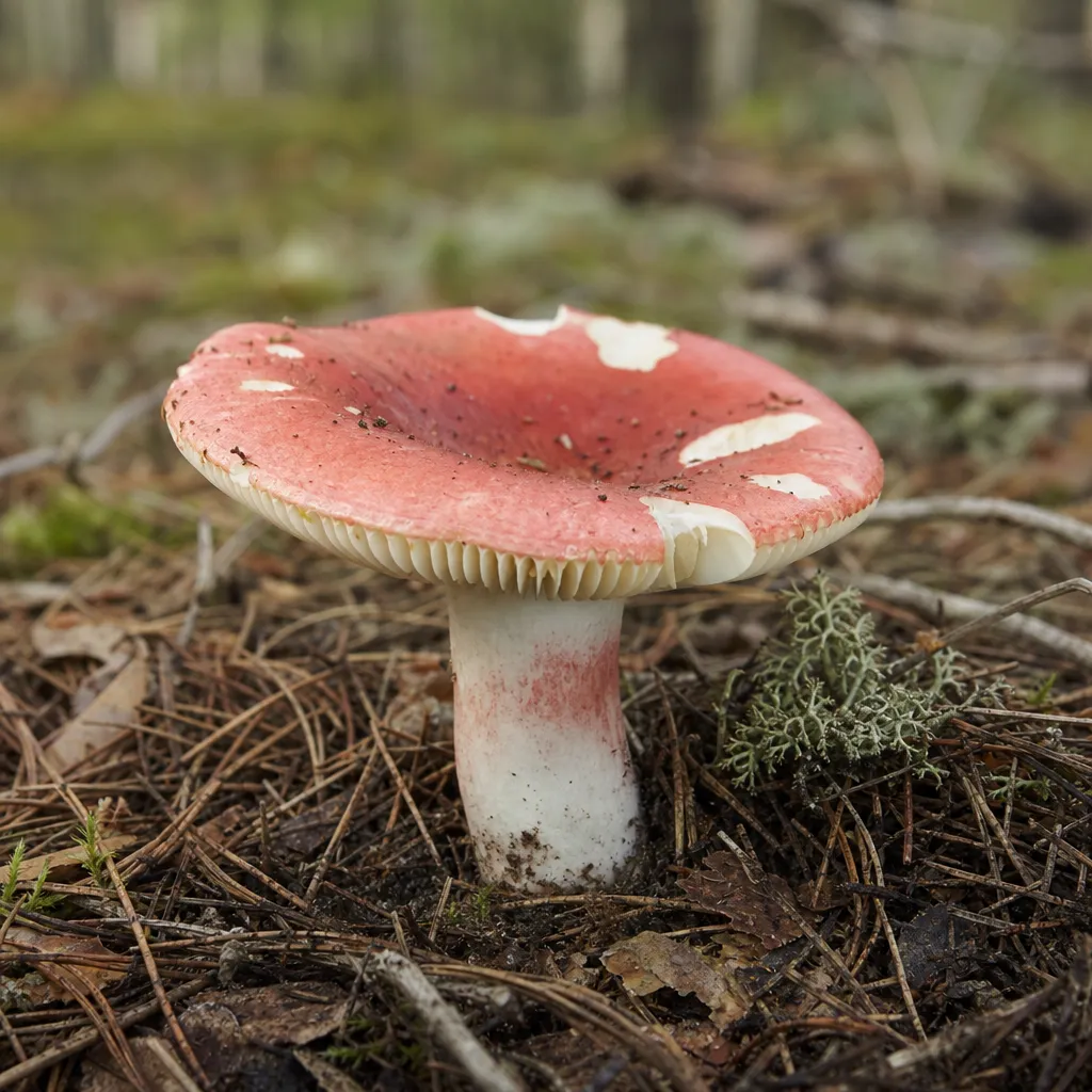 Gołąbek krwisty - Russula sanguinaria