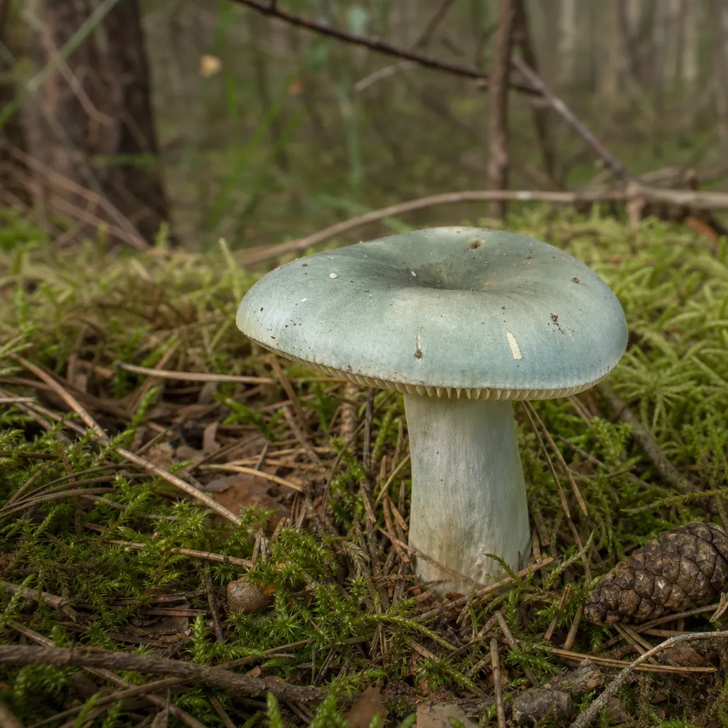 Gołąbek fiołkowozielony - Russula cyanoxantha