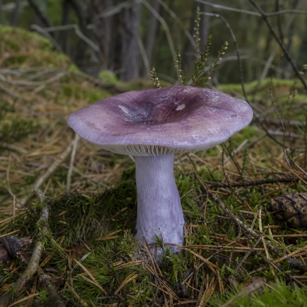 Gołąbek ametystowy - Russula amethystina