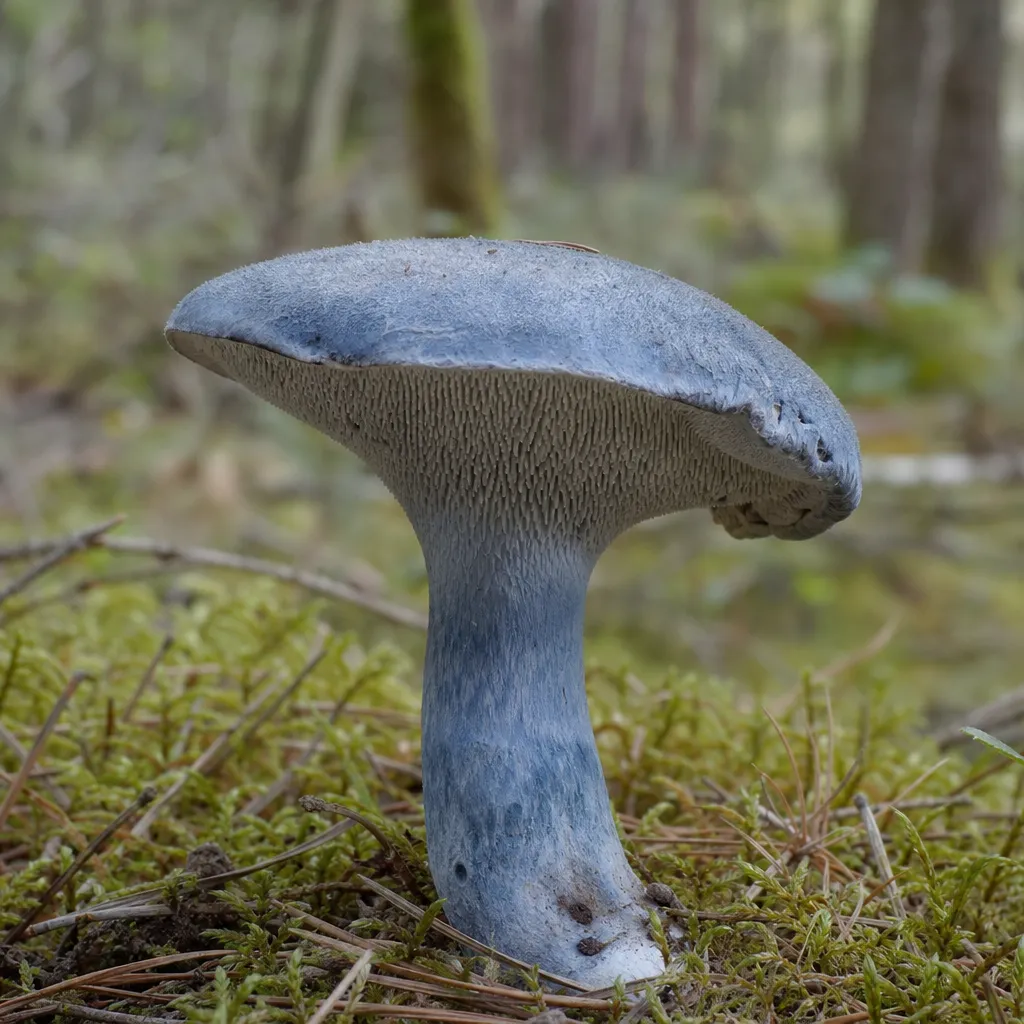 Kolczakówka niebieskawa - Hydnellum caeruleum