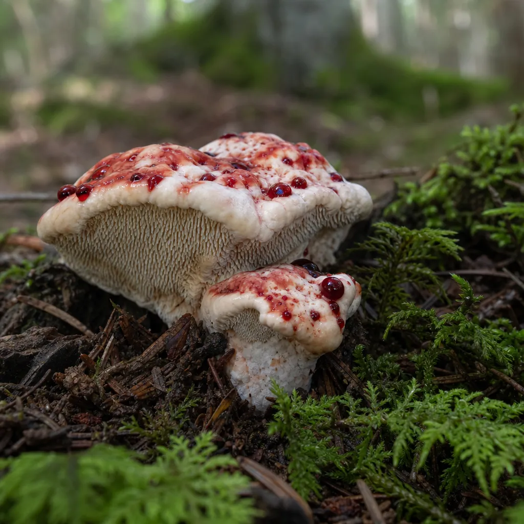 Kolczakówka piekąca - Hydnellum peckii