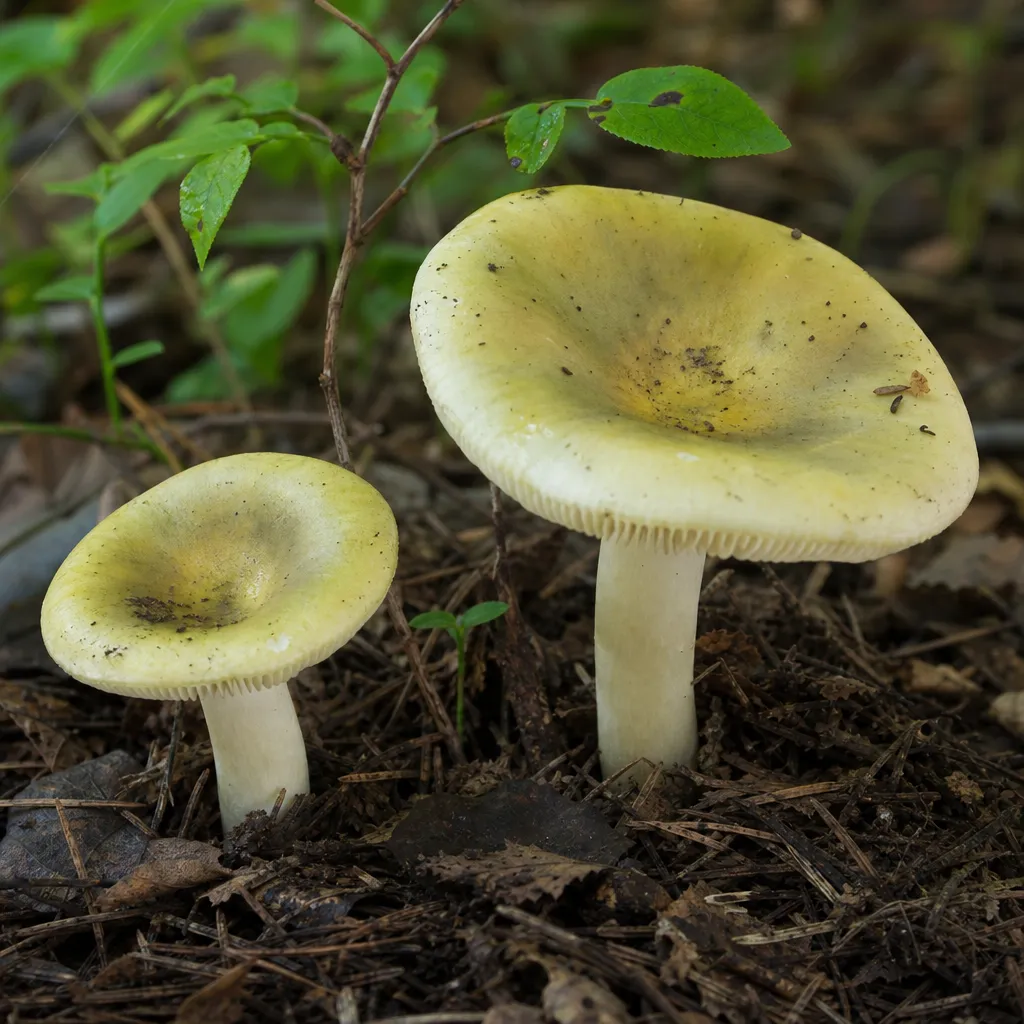 Gołąbek jasnożółty - Russula claroflava