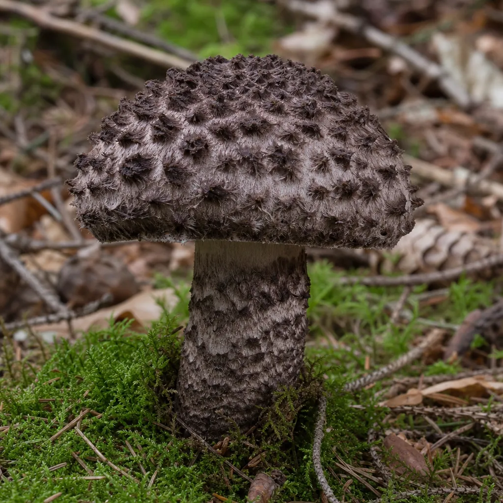 Szyszkowiec łuskowaty – Strobilomyces strobilaceus