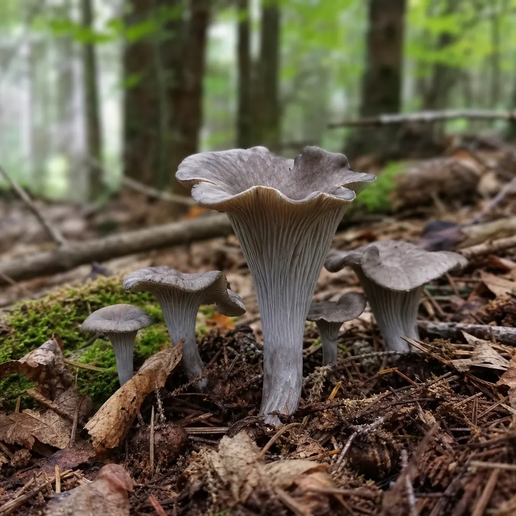 Pieprznik szary – Cantharellus cinereus