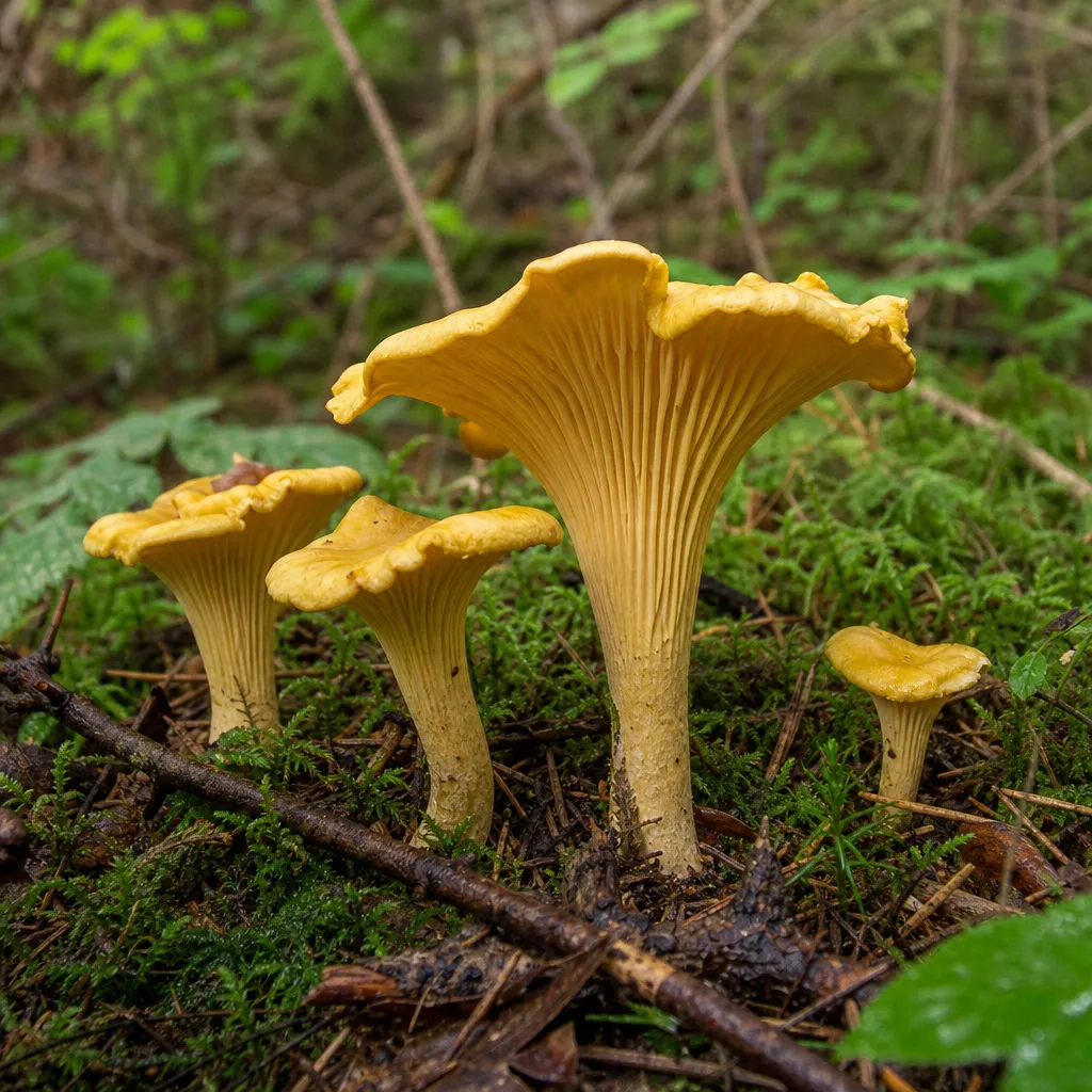 Pieprznik żyłkowany – Craterellus lutescens