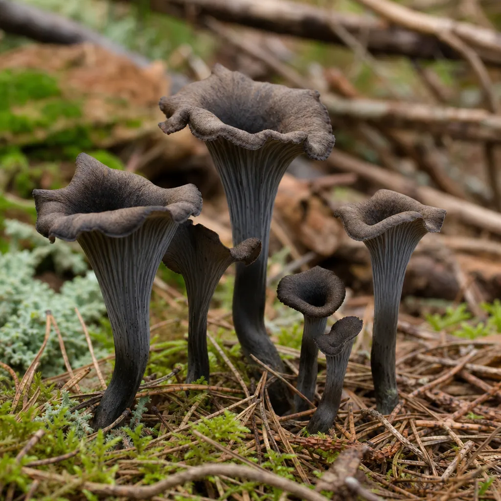 Pieprznik czarniawy – Craterellus melanoxeros